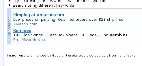pimping at amazon